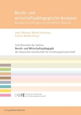 Berufs- und wirtschaftsp&auml;dagogische Analysen - 