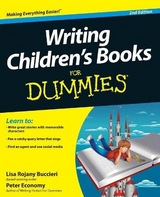 Writing Children's Books For Dummies - Rojany, Lisa; Economy, Peter