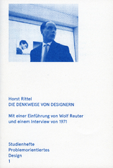 Die Denkweise von Designern - Horst W. Rittel