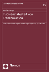 Insolvenzf&auml;higkeit von Krankenkassen - Jennifer Hengst