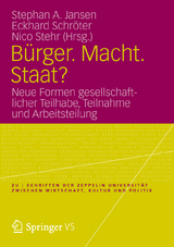 B&uuml;rger. Macht. Staat? - 
