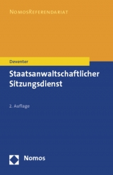 Staatsanwaltschaftlicher Sitzungsdienst - Anton Deventer