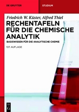 Rechentafeln f&uuml;r die Chemische Analytik - 