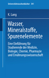 Wasser, Mineralstoffe, Spurenelemente - K. Lang