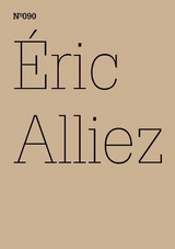 &Eacute;ric Alliez - 