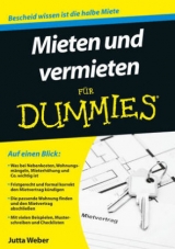 Mieten und vermieten f&uuml;r Dummies - Jutta Weber