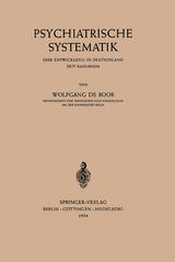 Psychiatrische Systematik - Wolfgang de Boor