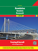 Rum&auml;nien - Moldawien, Autoatlas 1:300.000 - 