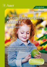 Action-Hausaufgaben Mathe 3+4 - Sandra Sommer