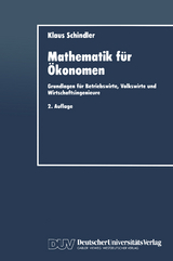 Mathematik f&uuml;r &Ouml;konomen