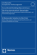Die Krise demokratisch &uuml;berwinden. A Democratic Solution to the Crisis - Ingolf Pernice, Mattias Wendel, Lars S. Otto, Kristin Bettge, Martin Mlynarski, Michael Schwarz