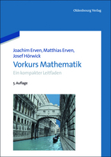 Vorkurs Mathematik - Joachim Erven, Matthias Erven, Josef Hörwick