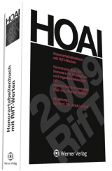 HOAI 2009 - Honorartabellenbuch mit RiFT-Werten - Werner Seifert