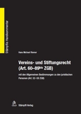 Vereins- und Stiftungsrecht (Art. 60-89bis ZGB) - Hans-Michael Riemer