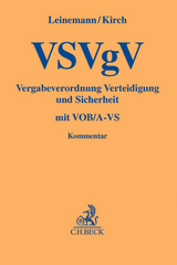 VSVgV Vergabeverordnung Verteidigung und Sicherheit - 