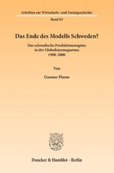 Das Ende des Modells Schweden? - Gunnar Flume