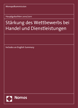 Hauptgutachten 2010/2011. St&auml;rkung des Wettbewerbs bei Handel und Dienstleistungen -  Monopolkommission
