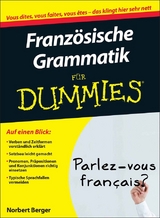 Franz&ouml;sische Grammatik f&uuml;r Dummies - Norbert Berger