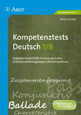 Kompetenztests Deutsch, Klasse 7/8 - Stefan Sch&auml;fer