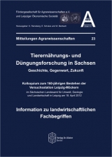 Tierern&auml;hrungs- und D&uuml;ngungsforschung in Sachsen - Geschichte, Gegenwart, Zukunft - 