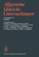 Allgemeine klinische Untersuchungen - 
