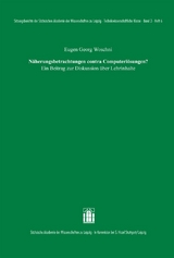 N&auml;herungsbetrachtungen contra Computerl&ouml;sungen? - Eugen Georg Woschni