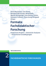 Formate Fachdidaktischer Forschung - 