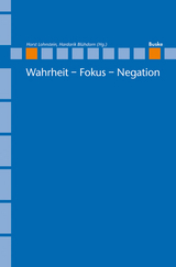Wahrheit – Fokus – Negation - Horst Lohnstein, Hardarik Blühdorn