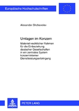 Umlagen im Konzern - Alexander Shchavelev