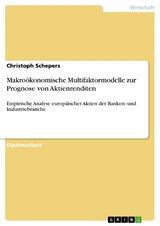 Makro&ouml;konomische Multifaktormodelle zur Prognose von Aktienrenditen - Christoph Schepers