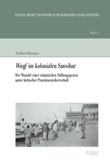 Waqf im kolonialen Sansibar - Norbert Oberauer