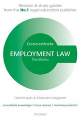 Employment Law Concentrate - Lewis, David; Sargeant, Malcolm