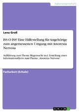 ISS O ISS! Eine Hilfestellung f&uuml;r Angeh&ouml;rige zum angemessenen Umgang mit Anorexia Nervosa - Lena Gro&szlig;