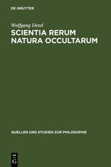 Scientia rerum natura occultarum - Wolfgang Detel