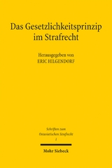 Das Gesetzlichkeitsprinzip im Strafrecht - 