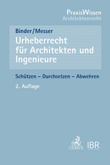 Urheberrecht f&uuml;r Architekten und Ingenieure - Anja Binder, Heidi Messer