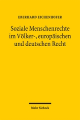 Soziale Menschenrechte im V&ouml;lker-, europ&auml;ischen und deutschen Recht - Eberhard Eichenhofer