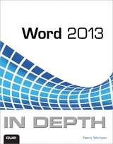 Word 2013 In Depth - Wempen, Faithe