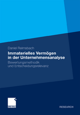Immaterielles Verm&ouml;gen in der Unternehmensanalyse - Daniel Reimsbach