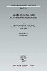 Private und &ouml;ffentliche Kartellrechtsdurchsetzung. - 