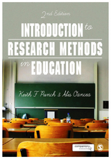 Introduction to Research Methods in Education - Keith F Punch, Alis E. Oancea