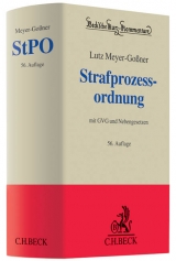 Strafprozessordnung - Lutz Meyer-Go&szlig;ner, Bertram Schmitt