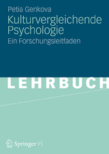 Kulturvergleichende Psychologie - Petia Genkova