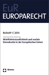 Wohlfahrtsstaatlichkeit und soziale Demokratie in der Europ&auml;ischen Union - 
