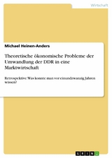 Theoretische &ouml;konomische Probleme der Umwandlung der DDR in eine Marktwirtschaft - Michael Heinen-Anders