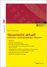 Steuerrecht aktuell 3/2012 - Walter Bode, Sascha Bleschick, Thilo C&ouml;ster, Jens Intemann, Thomas Ke&szlig;, Horst-G&uuml;nther Zaisch