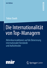 Die Internationalit&auml;t von Top-Managern - Tobias Dauth