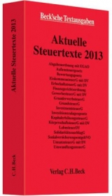 Aktuelle Steuertexte 2013