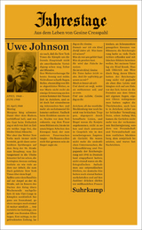 Jahrestage 3 - Uwe Johnson