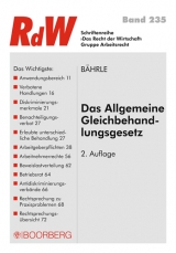 Das Allgemeine Gleichbehandlungsgesetz - Ralph J&uuml;rgen B&auml;hrle